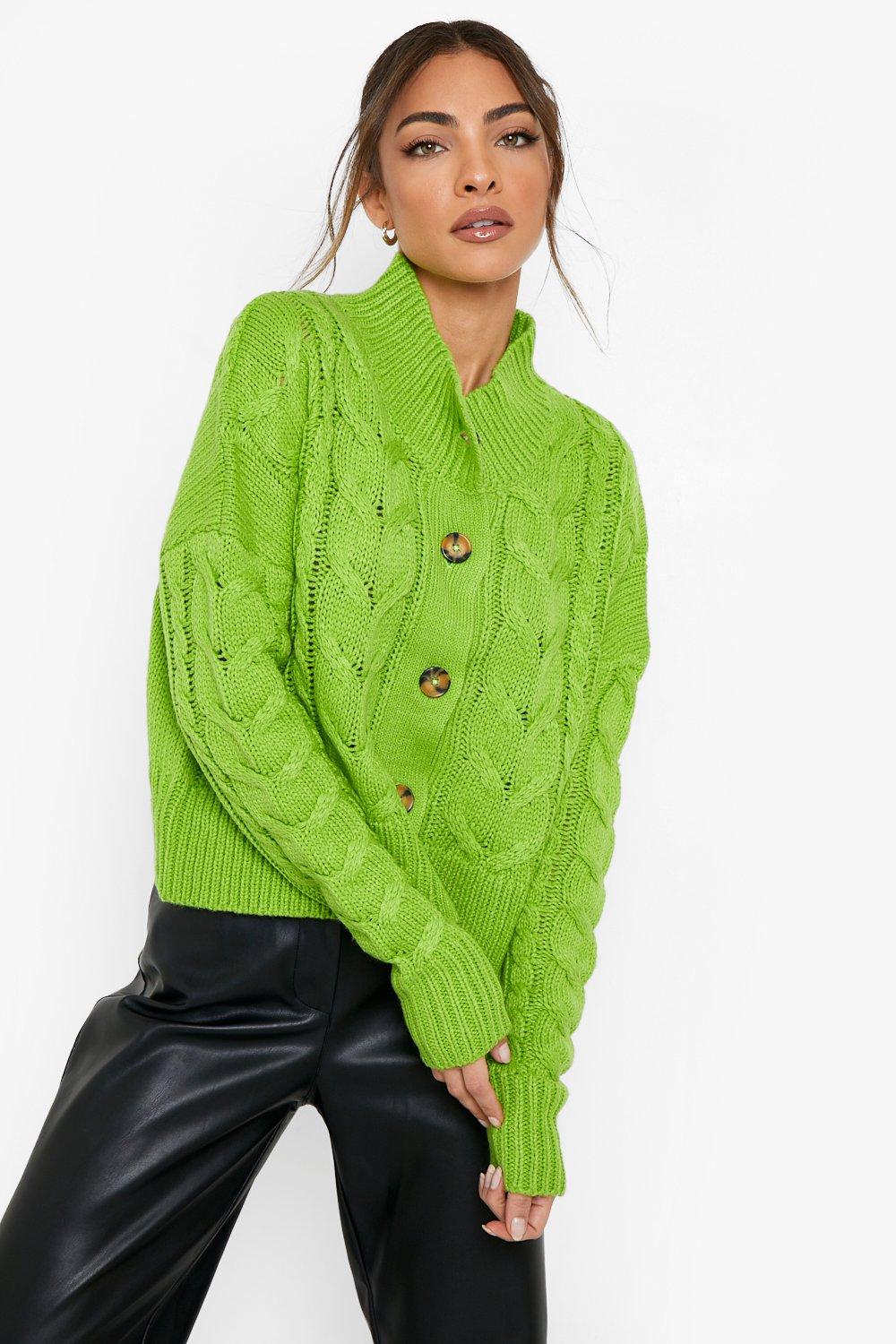 Apple 2024 green cardigan